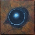 Augenblick einer Waldmaus; Acryl auf Leinwand;
30 x 30 cm